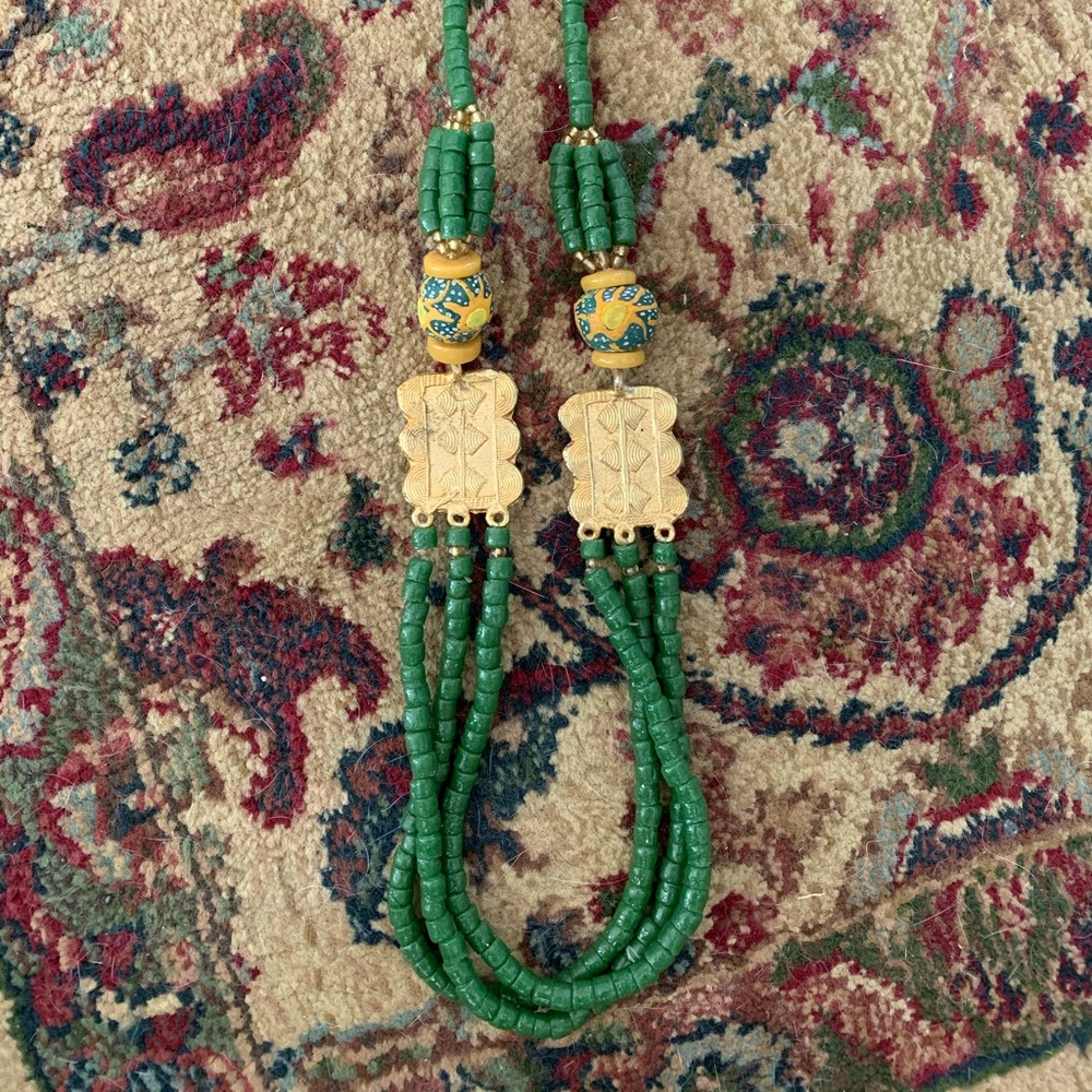 Krobo beads from Ghana. Africa. Handmade.